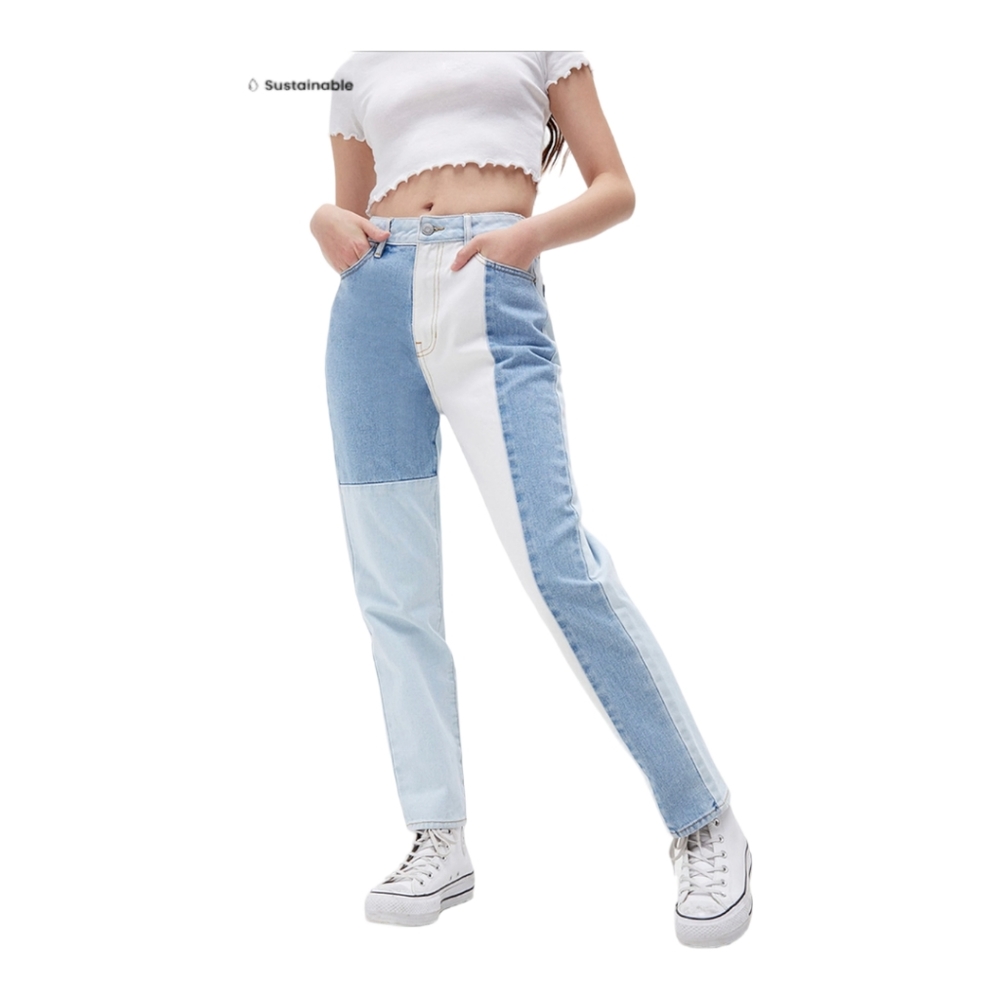 PacSun Hopper Patch Mom jeans
